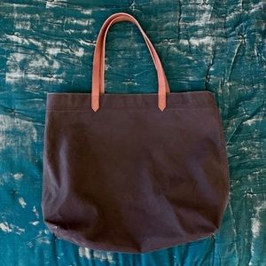 Madewell Black Canvas Transport Tote